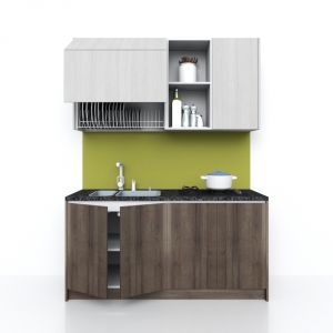 Tủ bếp, Melamine
