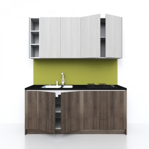Tủ bếp, Melamine