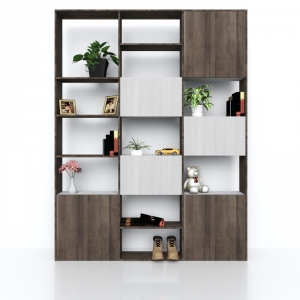 Tủ trưng bày, Melamine - 1800x200x2400