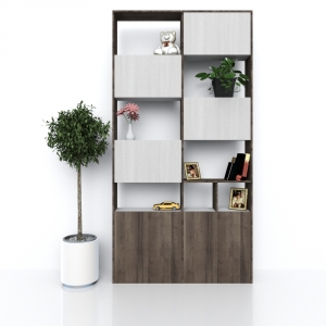 Tủ trưng bày, Melamine - 1200x200x2400