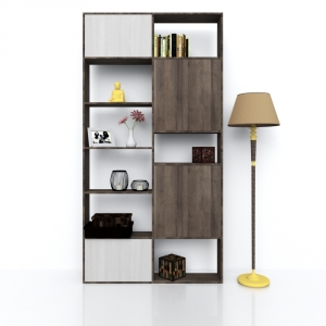 Tủ trưng bày, Melamine - 1200x200x2400