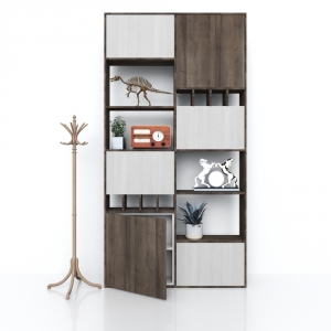 Tủ trưng bày, Melamine - 1200x200x2400