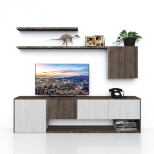 Tủ tivi, Melamine - 2400x350x640