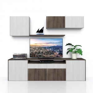 Tủ tivi, Melamine - 2400x350x640