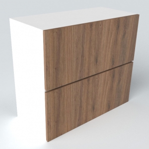 Tủ bếp trên 800 không đáy, Melamine