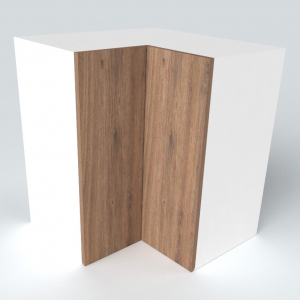 Tủ bếp trên góc L, Melamine